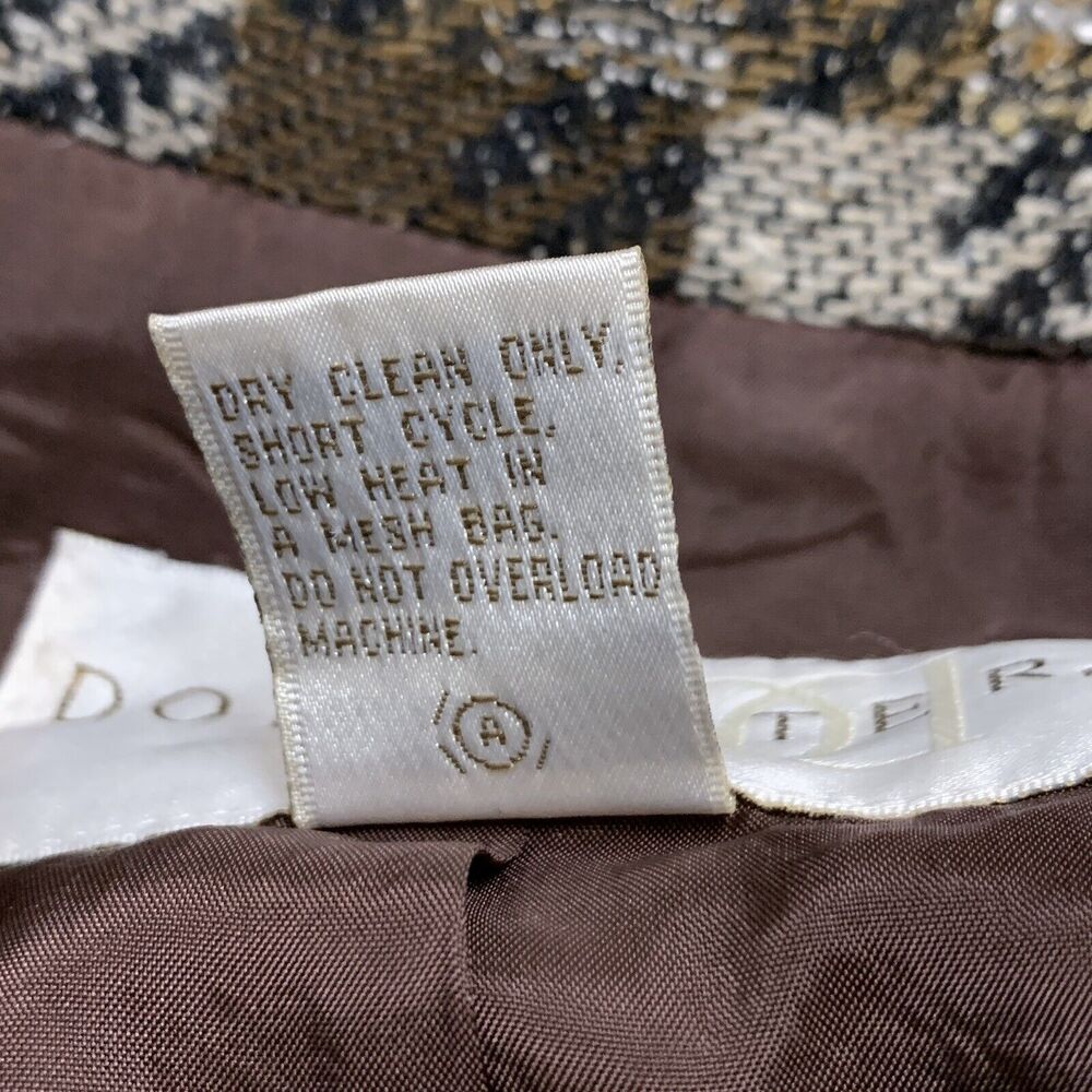 Doncaster Brown Button Front Blazer Jacket Suit -… - image 8